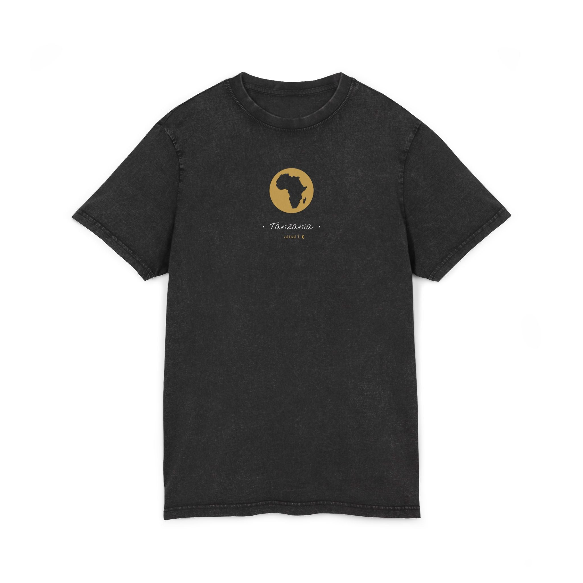 FAV Continent | Personalized African Map T-Shirt | Acid-washed Streetwear | amari