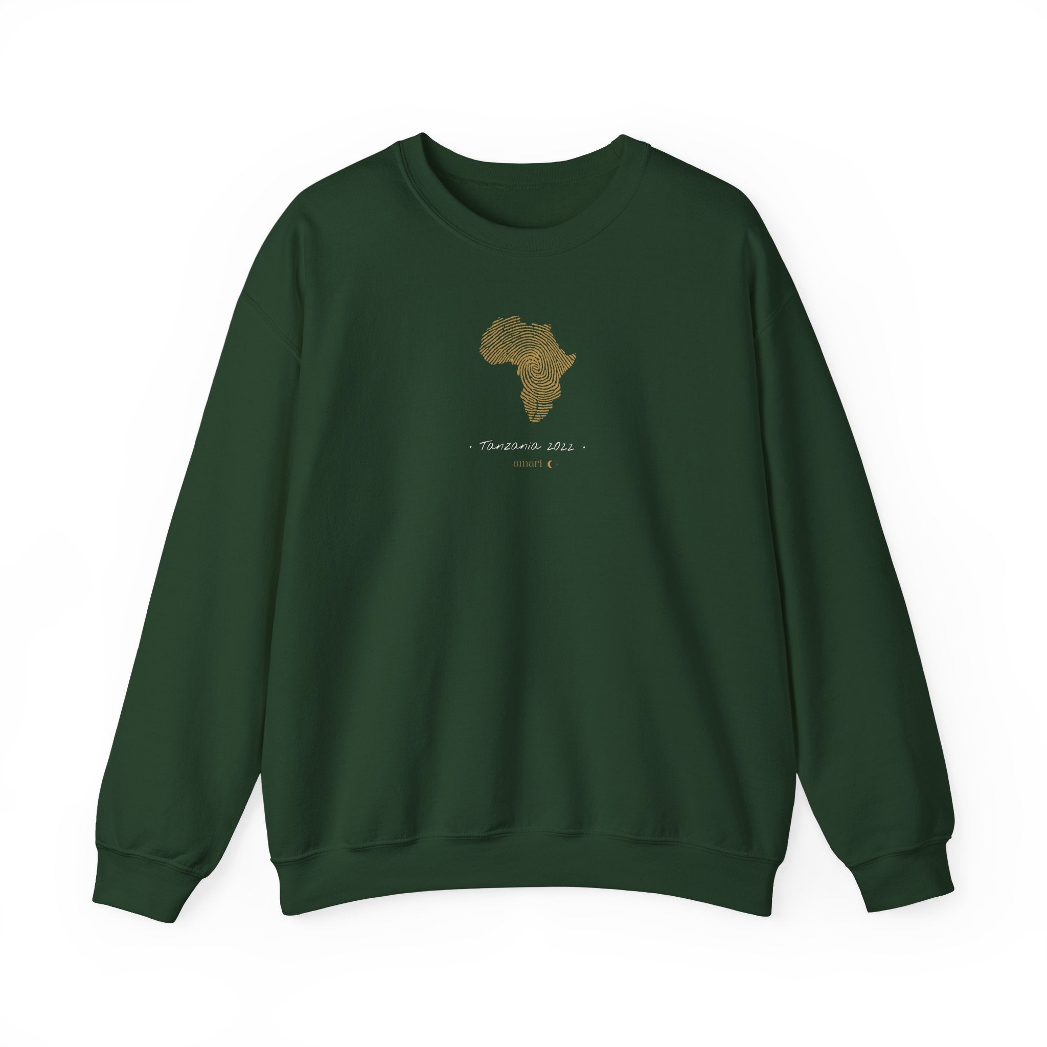 YOUR Africa | Personalized African Fingerprint Map Sweatshirt | Unisex Streetwear | amari