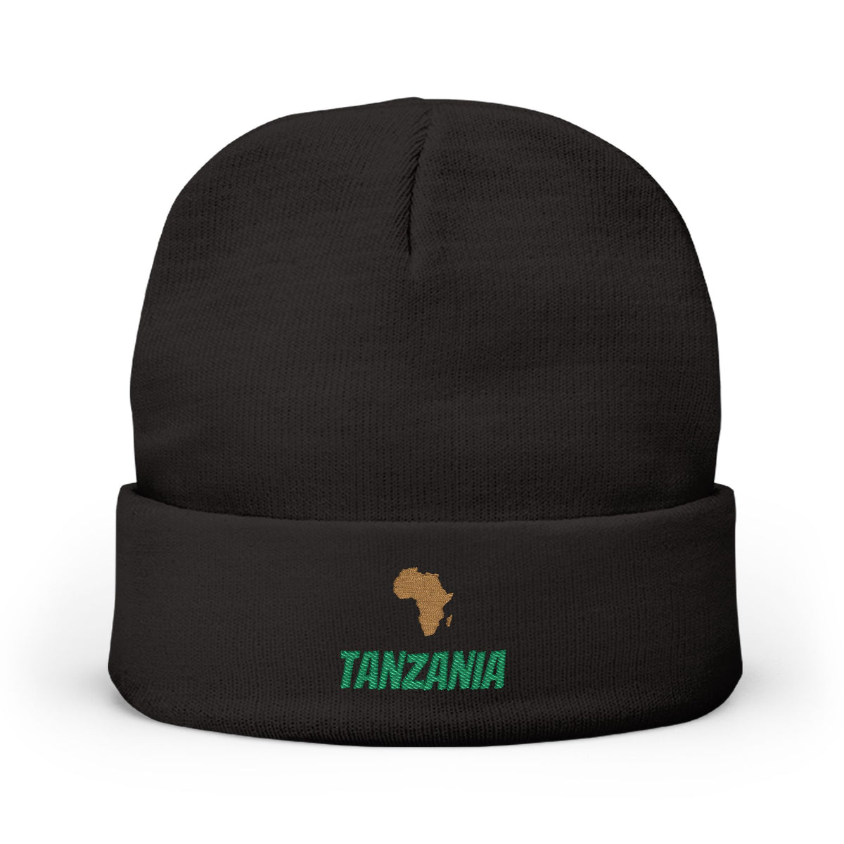 Africa on Your Mind? Personalized Embroidered Knit Beanie | amari