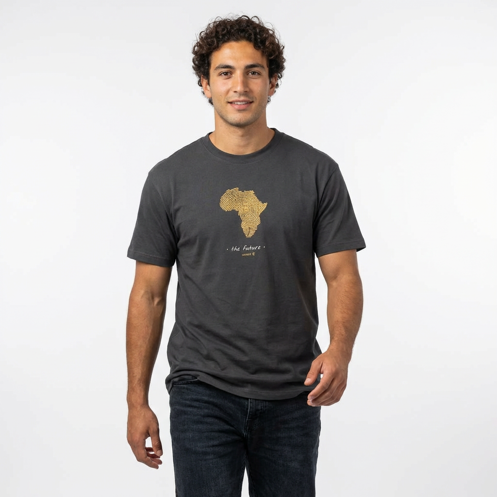 YOUR Africa | Personalized African Fingerprint Map T‑Shirt | Oversized Unisex Streetwear | amari