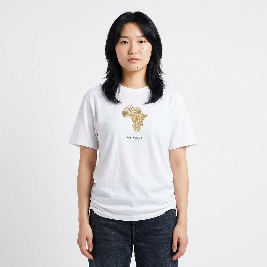 YOUR Africa | Personalized African Fingerprint Map T‑Shirt | Oversized Unisex Streetwear | amari