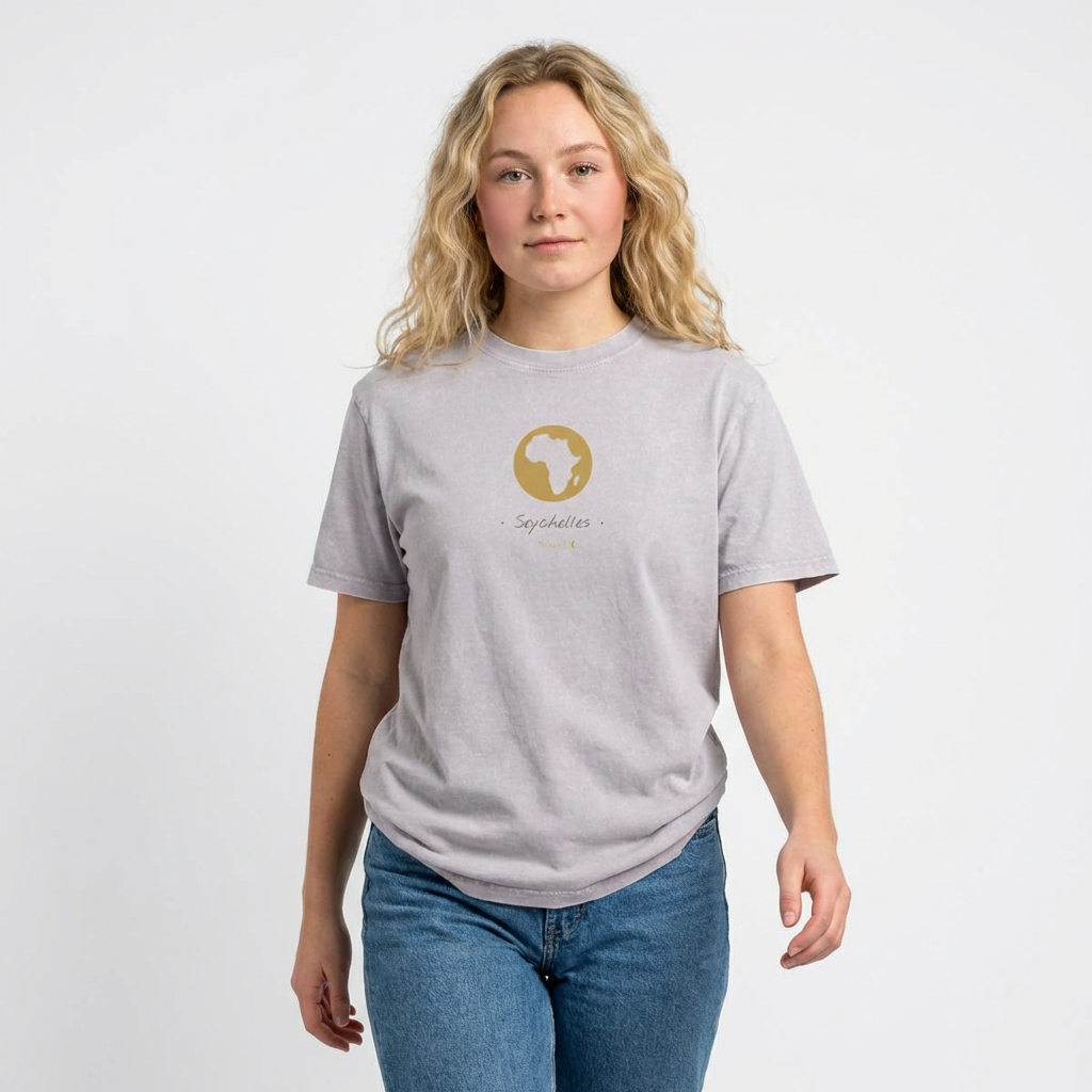 FAV Continent | Personalized African Map T-Shirt | Acid-washed Streetwear | amari