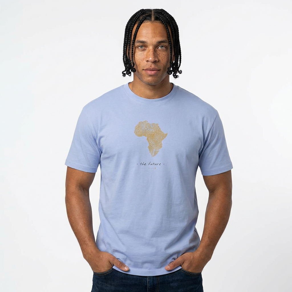 YOUR Africa | Personalized African Fingerprint Map T‑Shirt | Oversized Unisex Streetwear | amari
