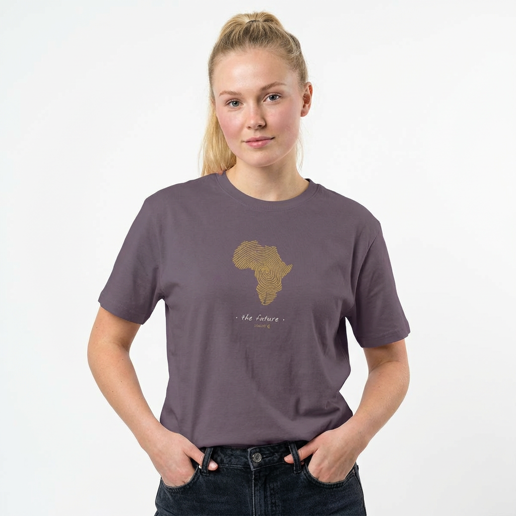 YOUR Africa | Personalized African Fingerprint Map T‑Shirt | Oversized Unisex Streetwear | amari