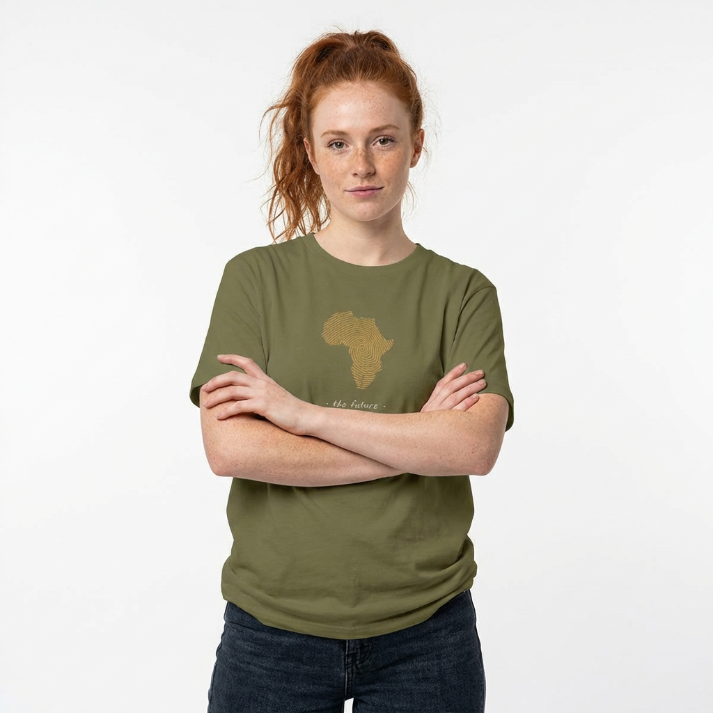 YOUR Africa | Personalized African Fingerprint Map T‑Shirt | Oversized Unisex Streetwear | amari