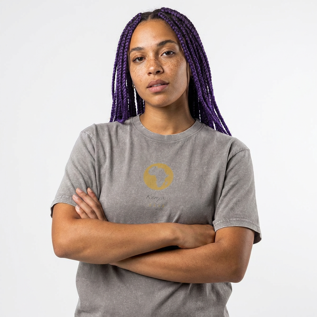 FAV Continent | Personalized African Map T-Shirt | Acid-washed Streetwear | amari