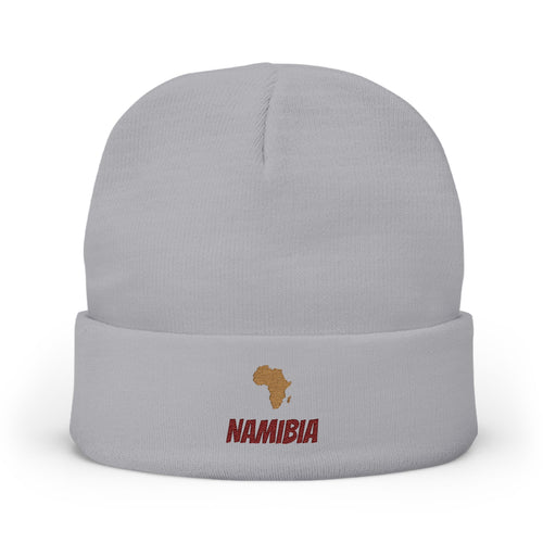 Africa on Your Mind? Personalized Embroidered Knit Beanie | amari