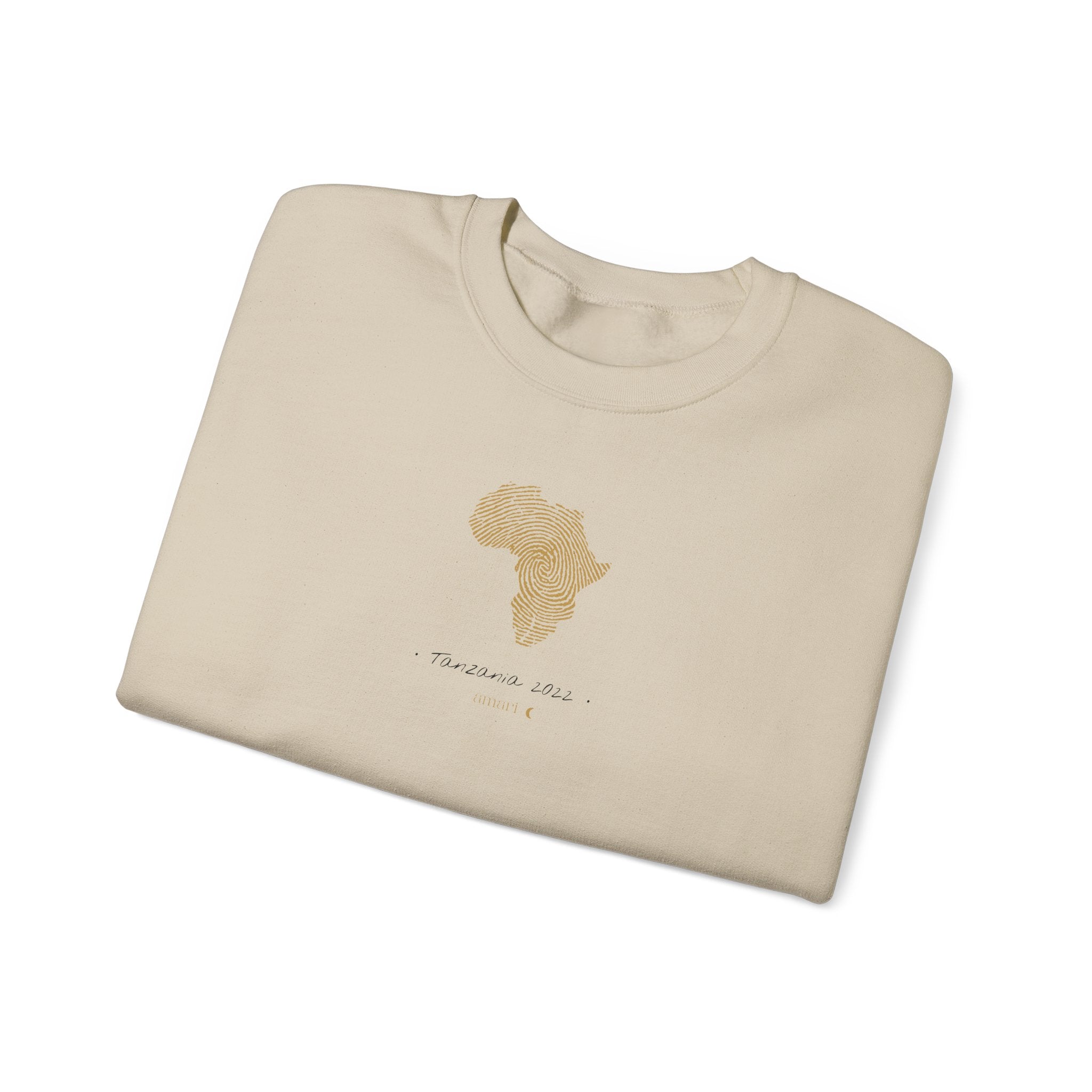 YOUR Africa | Personalized African Fingerprint Map Sweatshirt | Unisex Streetwear | amari