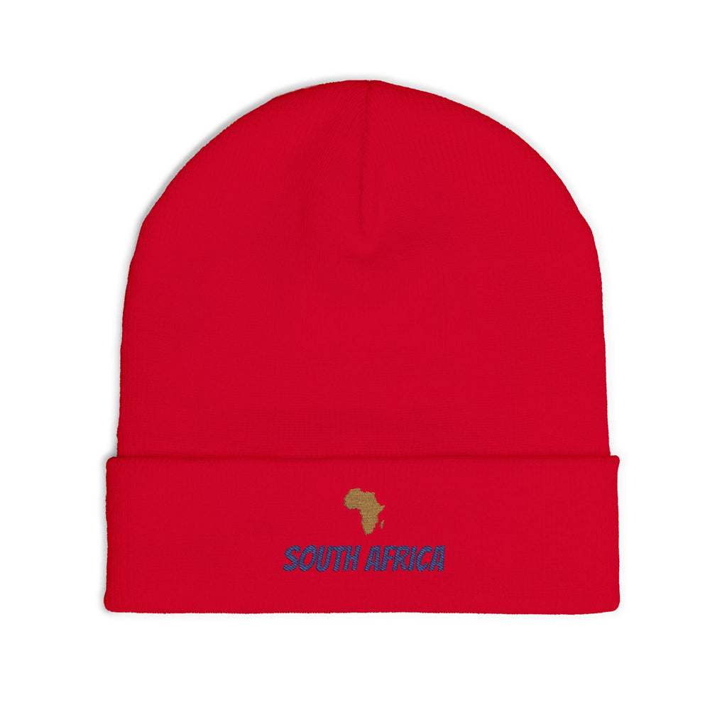 Africa on Your Mind? Personalized Embroidered Knit Beanie | amari