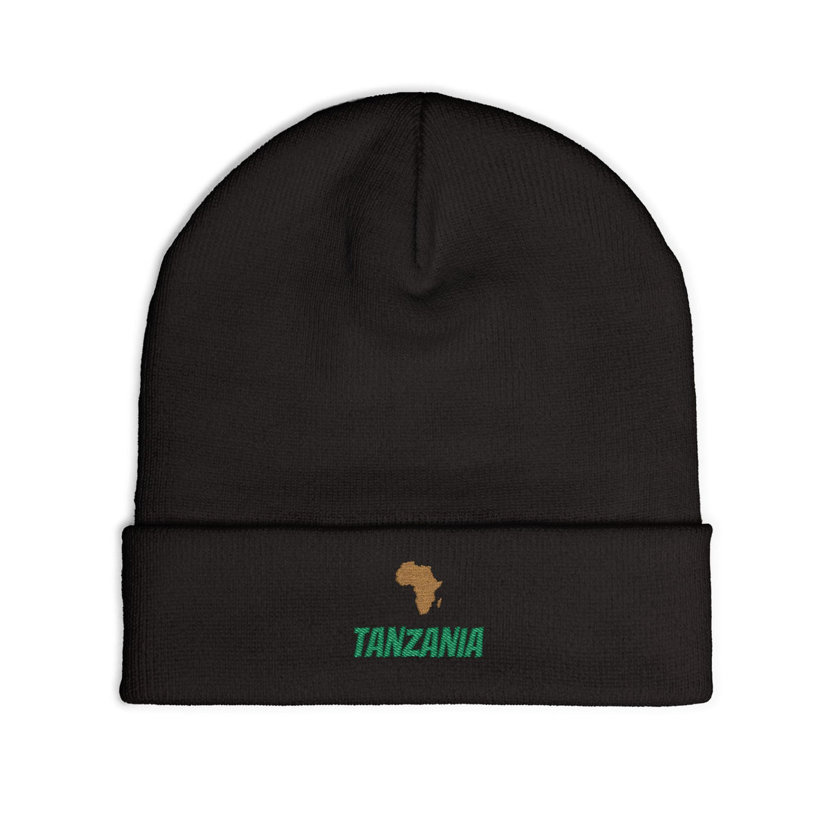 Africa on Your Mind? Personalized Embroidered Knit Beanie | amari