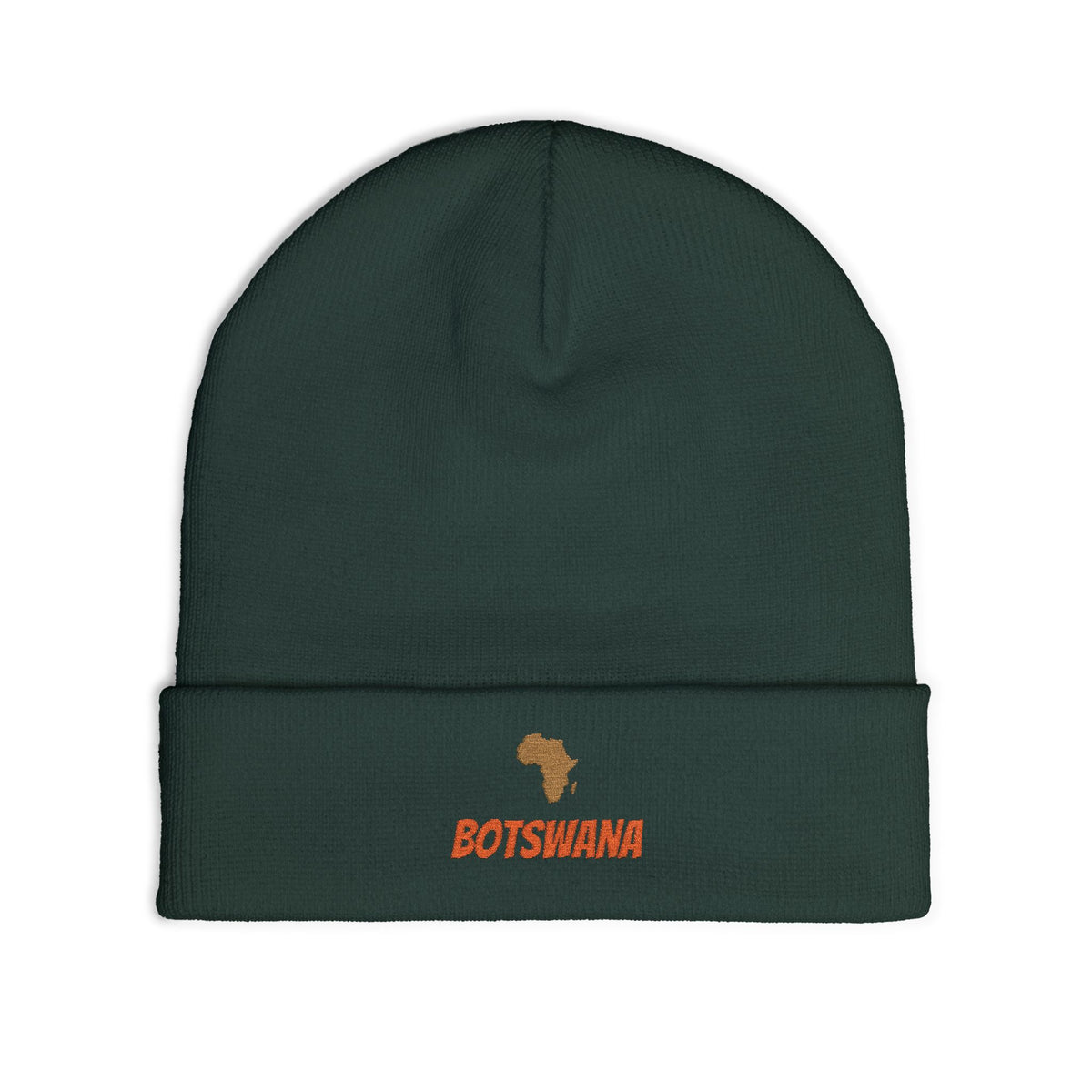 Africa on Your Mind? Personalized Embroidered Knit Beanie | amari