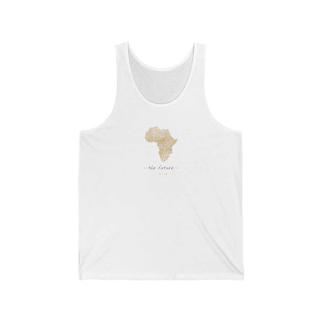 YOUR Africa | Personalized African Fingerprint Map Tank Top | Casual Unisex Streetwear | amari