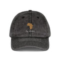Africa FEELINGS | Personalized Vintage African Map Embroidered Cap | amari